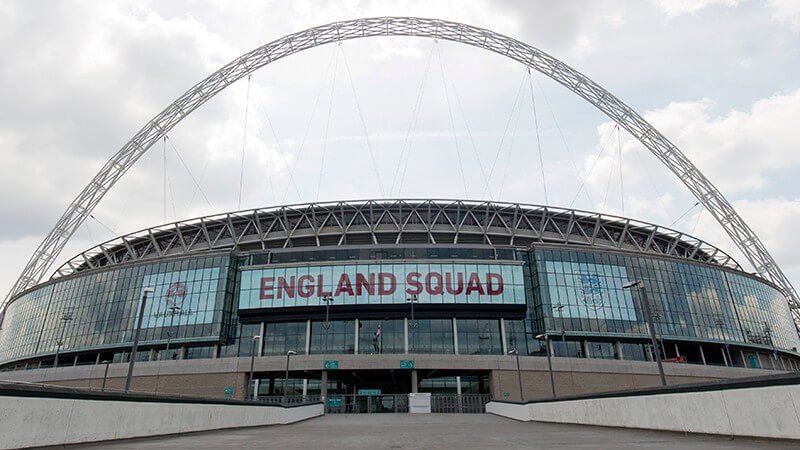 Wembley Stadium er en av EM-stadioner